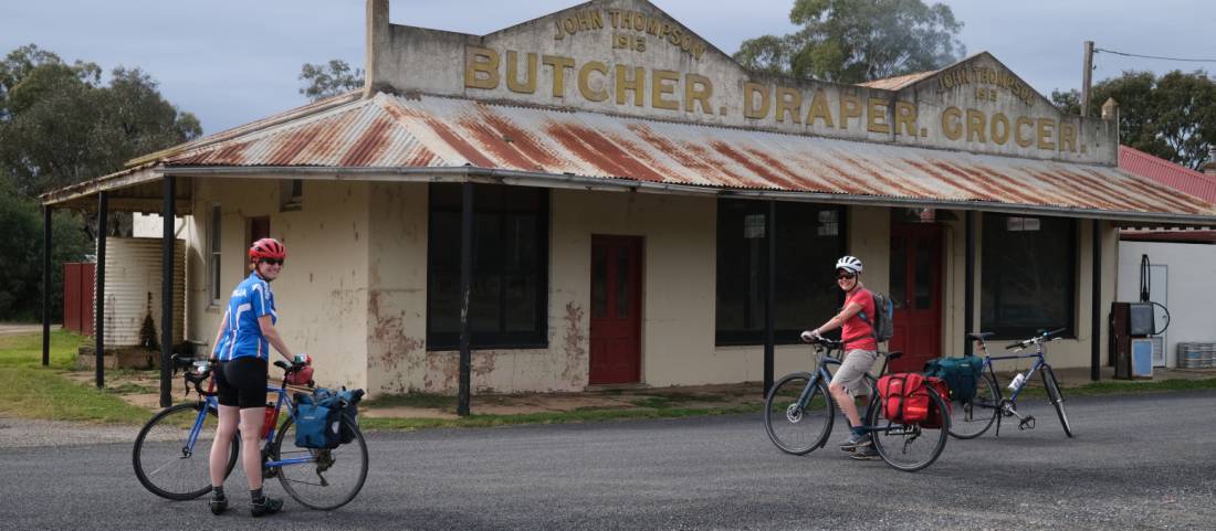 Cyclists in Lue half way between Mudgee and Rylstone |  <i>Ross Baker</i>