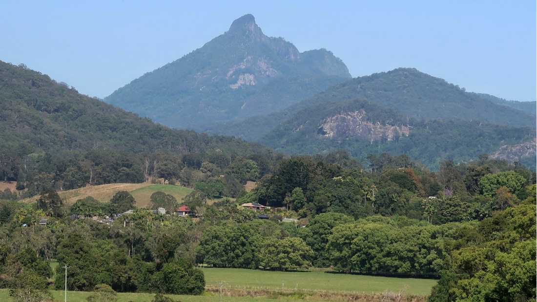 Enjoy views of Wollumbin as you cycle through the region |  Erin Wileman
