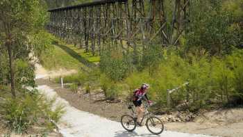 Ride by the Stony Creek Trestle Bridge,Ride High Country Ride by the Stony Creek Trestle Bridge