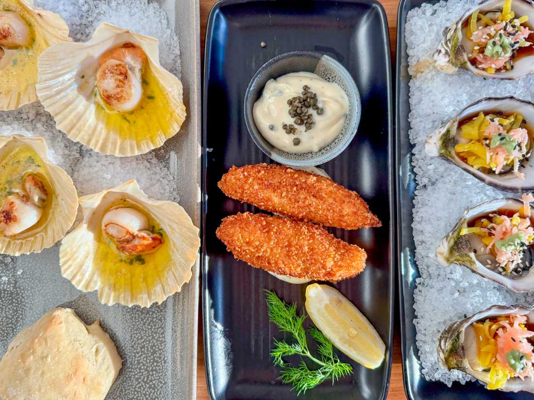 Tasty seafood meal while cycling the Great Ocean Road |  Tracey Croke